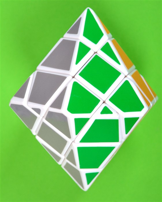 cube and pyramid